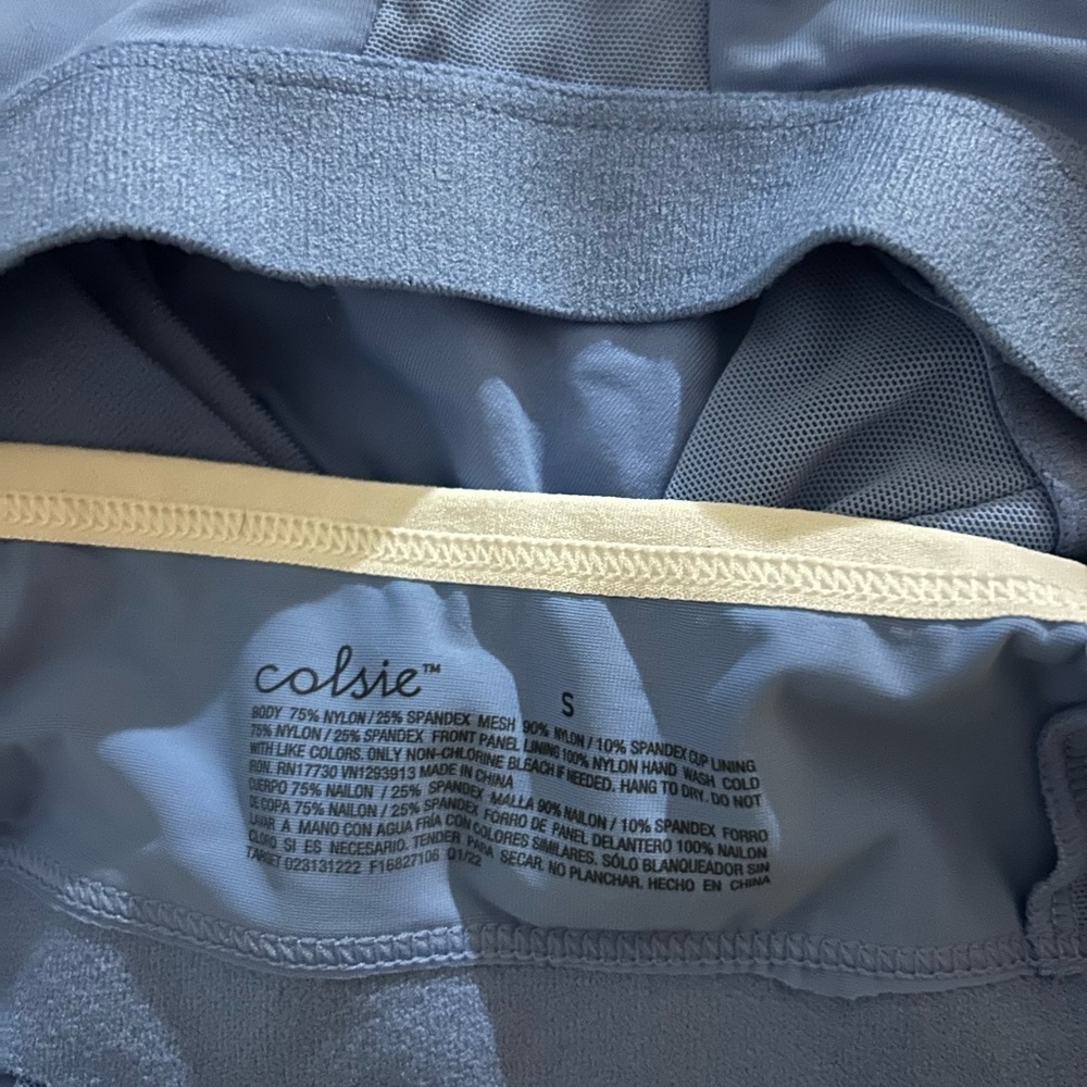 Colsie Women's Blue Bralette Set - Picture 2 of 5